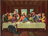 Famous Supper Paintings - picture of the last supper II